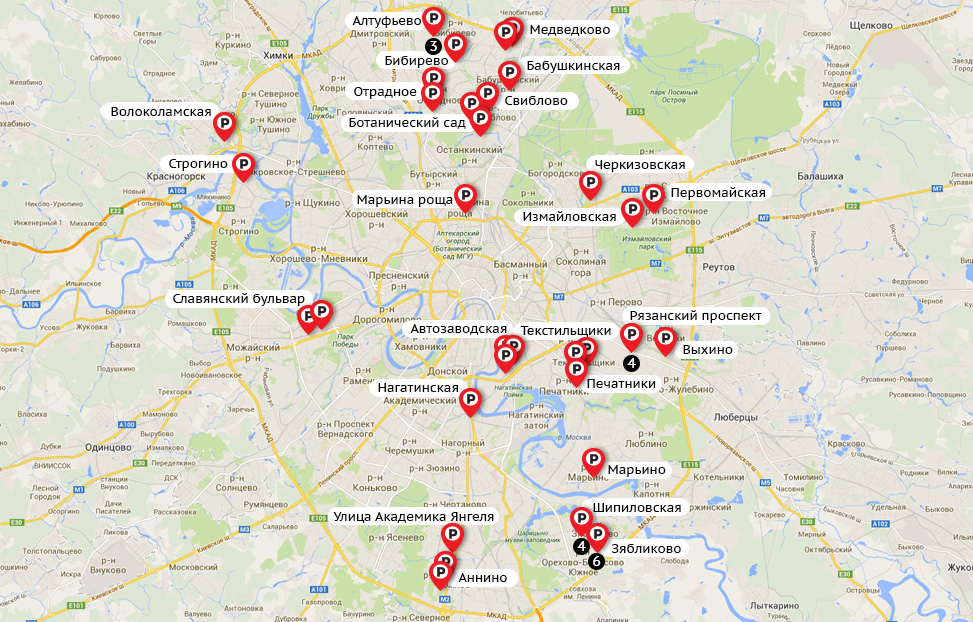 Перехватывающие парковки метрополитена на карте схема проезда Перехватывающие парковки метрополитена на карте схема проезда